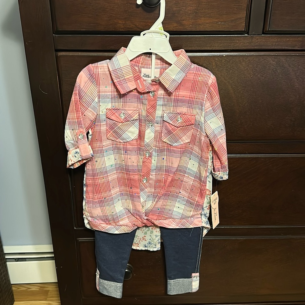 Little Lass. Toddler girl 2 piece set